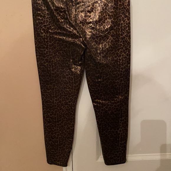 L’agencd mid rise leopard pattern coated pant - Picture 5 of 6